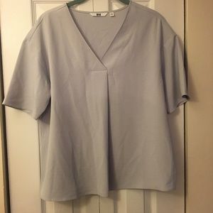 Uniqlo Light Blue Blouse
